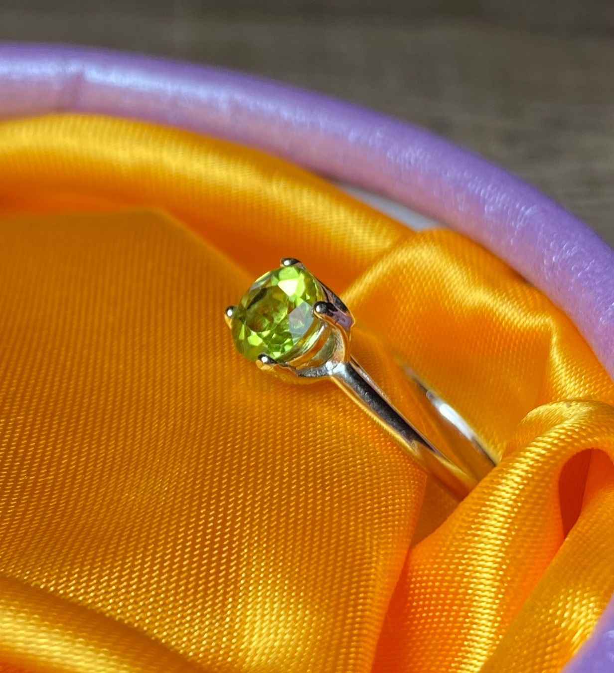 Ringe: Peridot Ring Silber 925 vergoldet 💎✨ – Neu und originalverpackt aus Laax GR von Kiki-Kingdom2 2