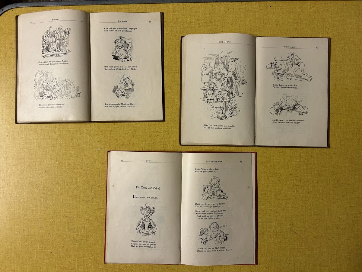 Libri: Wilhelm Busch Klassiker Set, Diddle Dum, Plisch und Plum – Usato da Lanzenhäusern venduto da vic63 3
