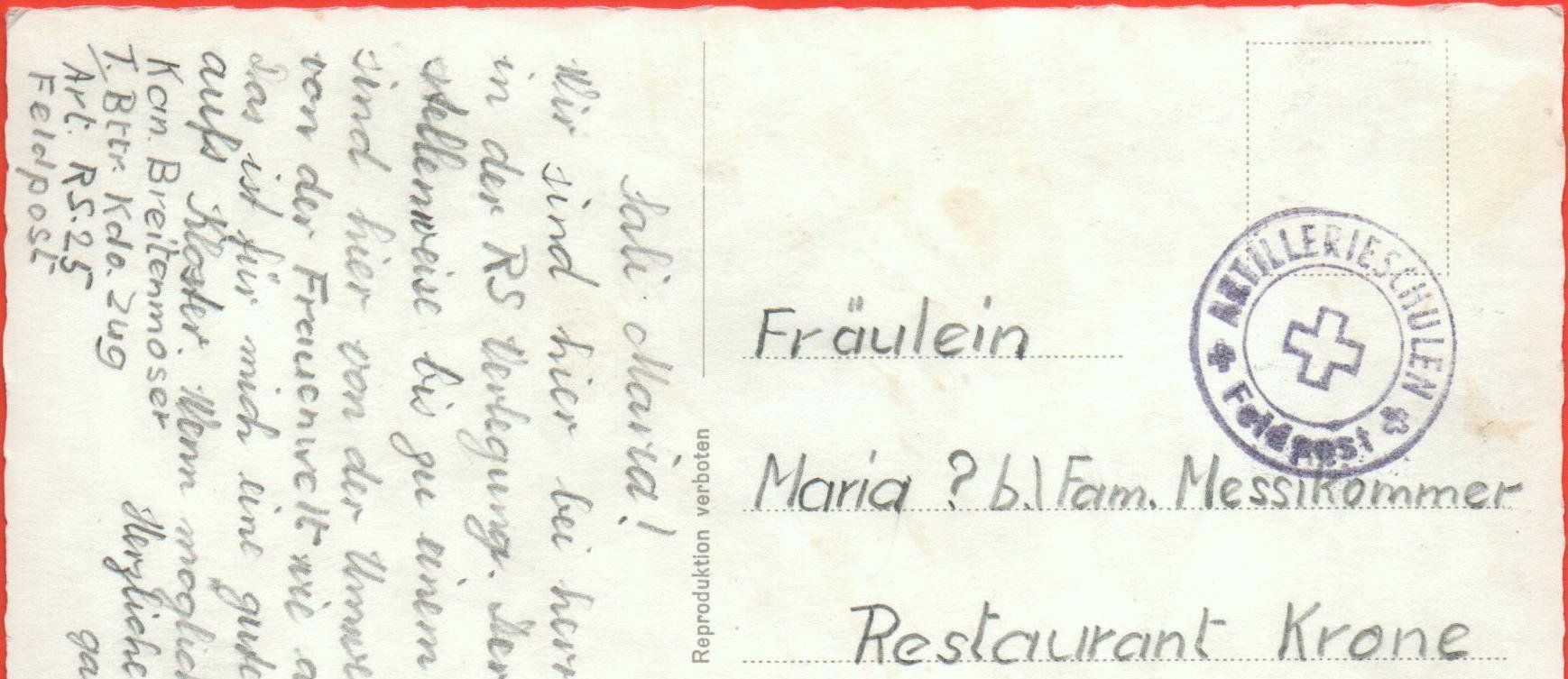 Cartes postales: SUFERS Hotel Hinterrhein – D'occasion à Jona par philajona 1