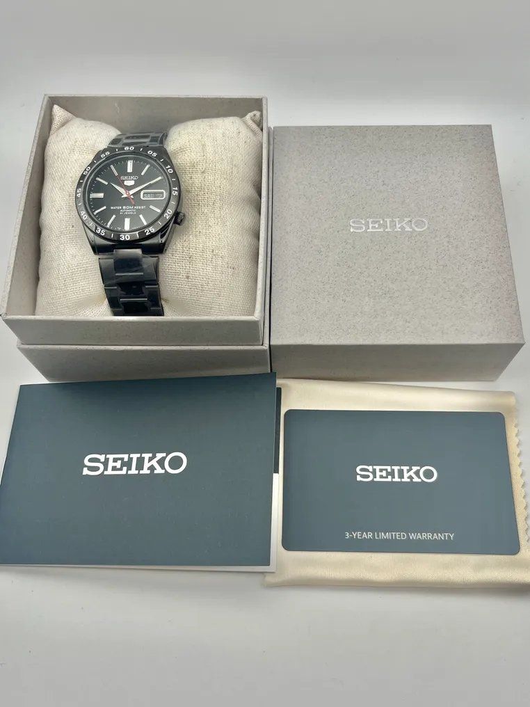 Seiko Uhren: SEIKO 5 AUTOMATIC Black Dial Men's Watch Ref. szen008 - 7S26 – Neu und originalverpackt aus ORIGLIO von Mao2 1