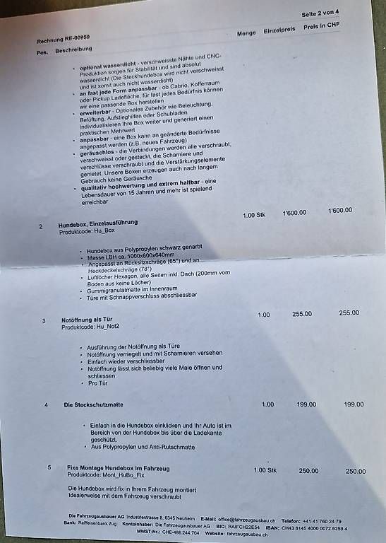 Käfige, Transport & Sicherheit: Hundebox aus Polypropylen  – Gebraucht aus Murten von cri_7jsw 3