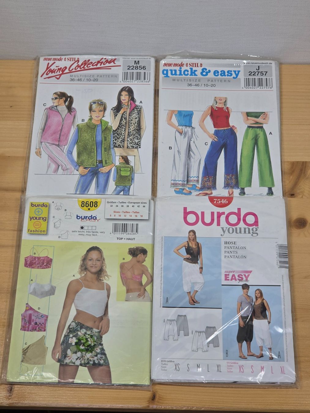 Cartamodelli: Set: 8 Schnittmuster für junge Erwachsene – Usato da Wil SG venduto da gle_n2ty 1