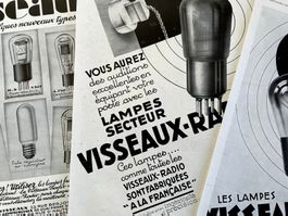 Visseaux Radio Glühbirnen - 3 Werbungen / Publicités 1930/31
