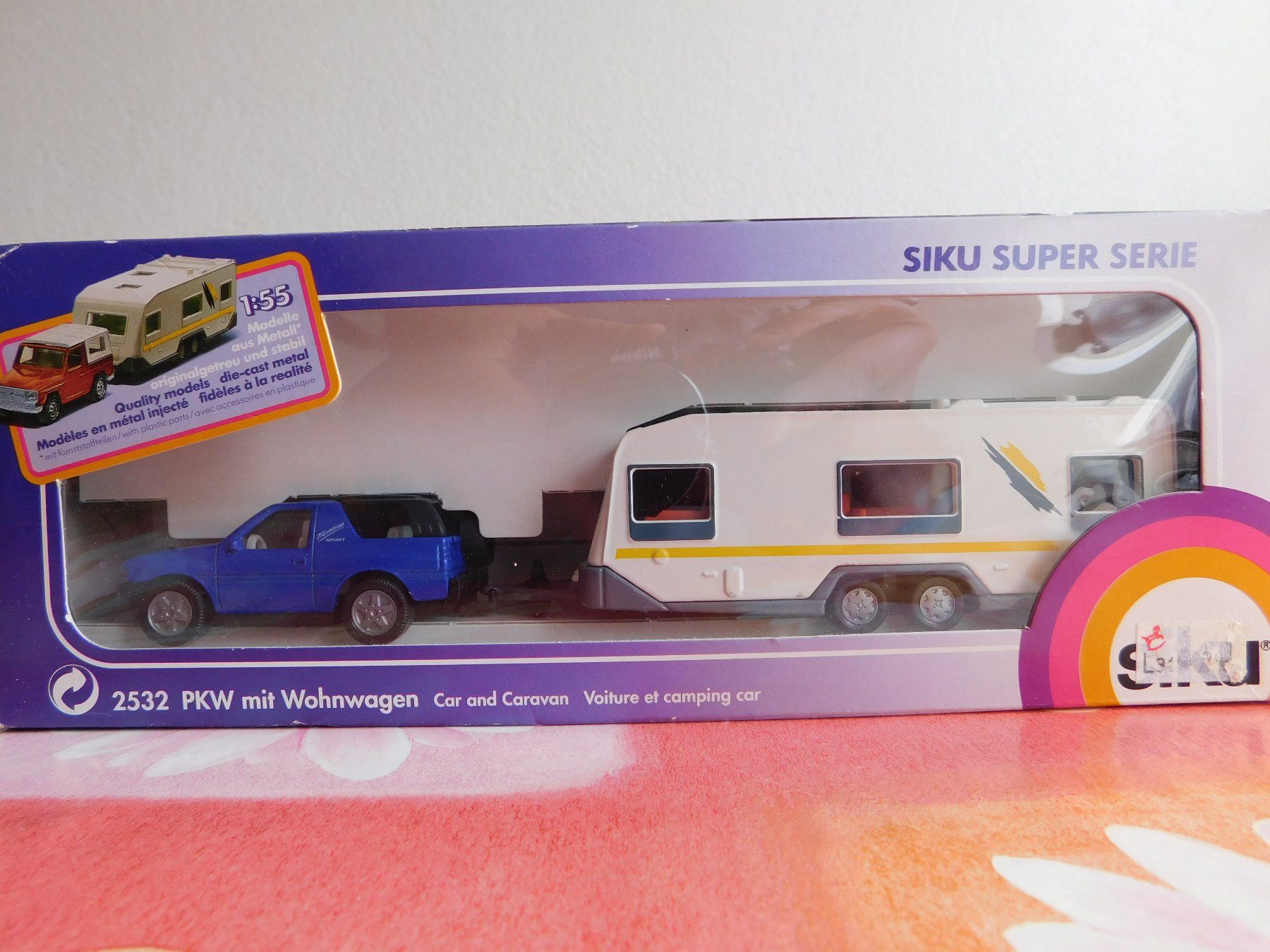Siku Modellautos: Siku PKW mit Wohnwagen 2532 – Neu (gemäss Beschreibung) aus Strengelbach von Wedi73 3
