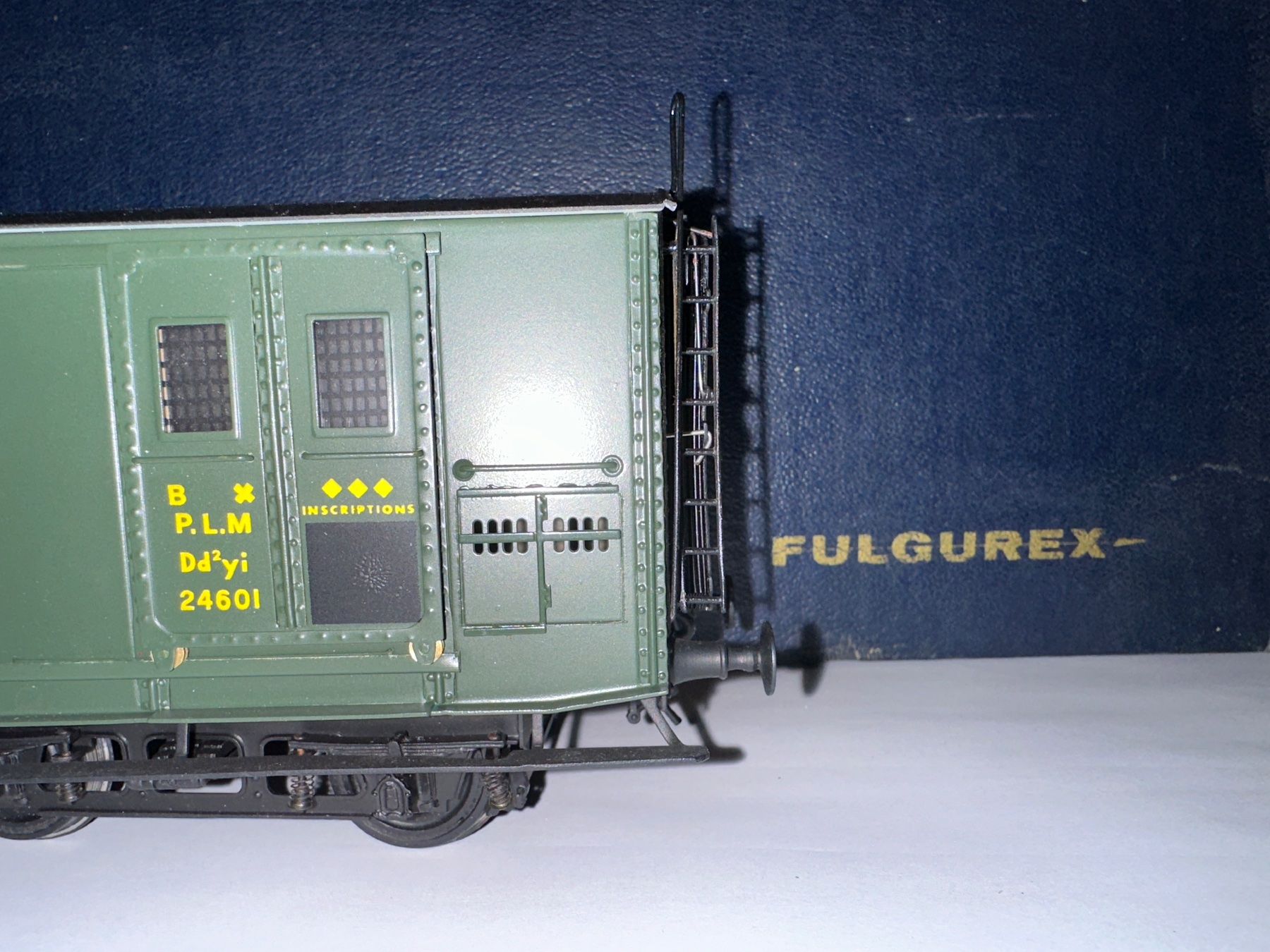 Fulgurex Modellini di ferrovie: Fulgurex Elletren - Fourgon PLM 24601 - Réf. 3533 – Nuovo e nell'imballaggio originale da Schaan venduto da bw608le 1