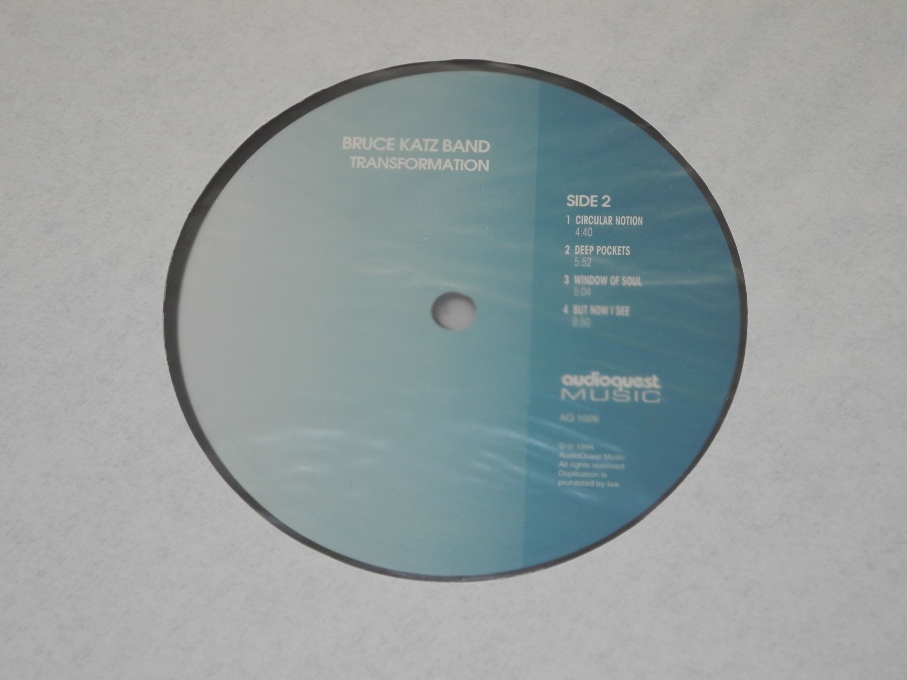 Dischi in vinile: AUDIOPHILE BRUCE KATZ BAND: TRANSFORMATION - AUDIOQUEST – Nuovo (secondo la descrizione) da Fahrwangen venduto da Swirl2 3