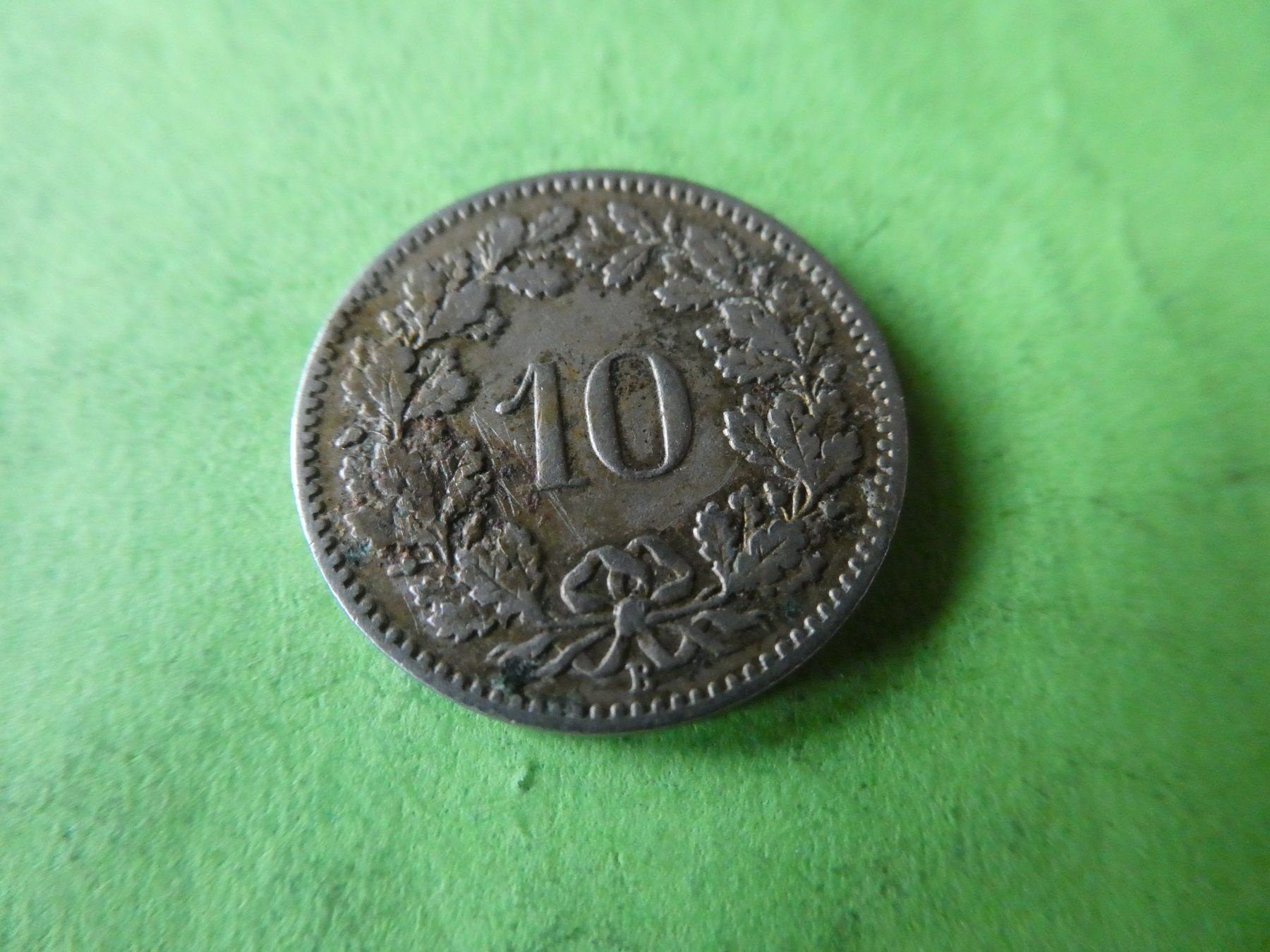 Tutti le monete: Schweiz 1894, 10 Rappen – Usato da Hinterforst venduto da Rohusri 1