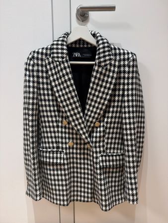 Zara Blazer, Hahnentritt Muster, Gr. XS – Top Zustand!