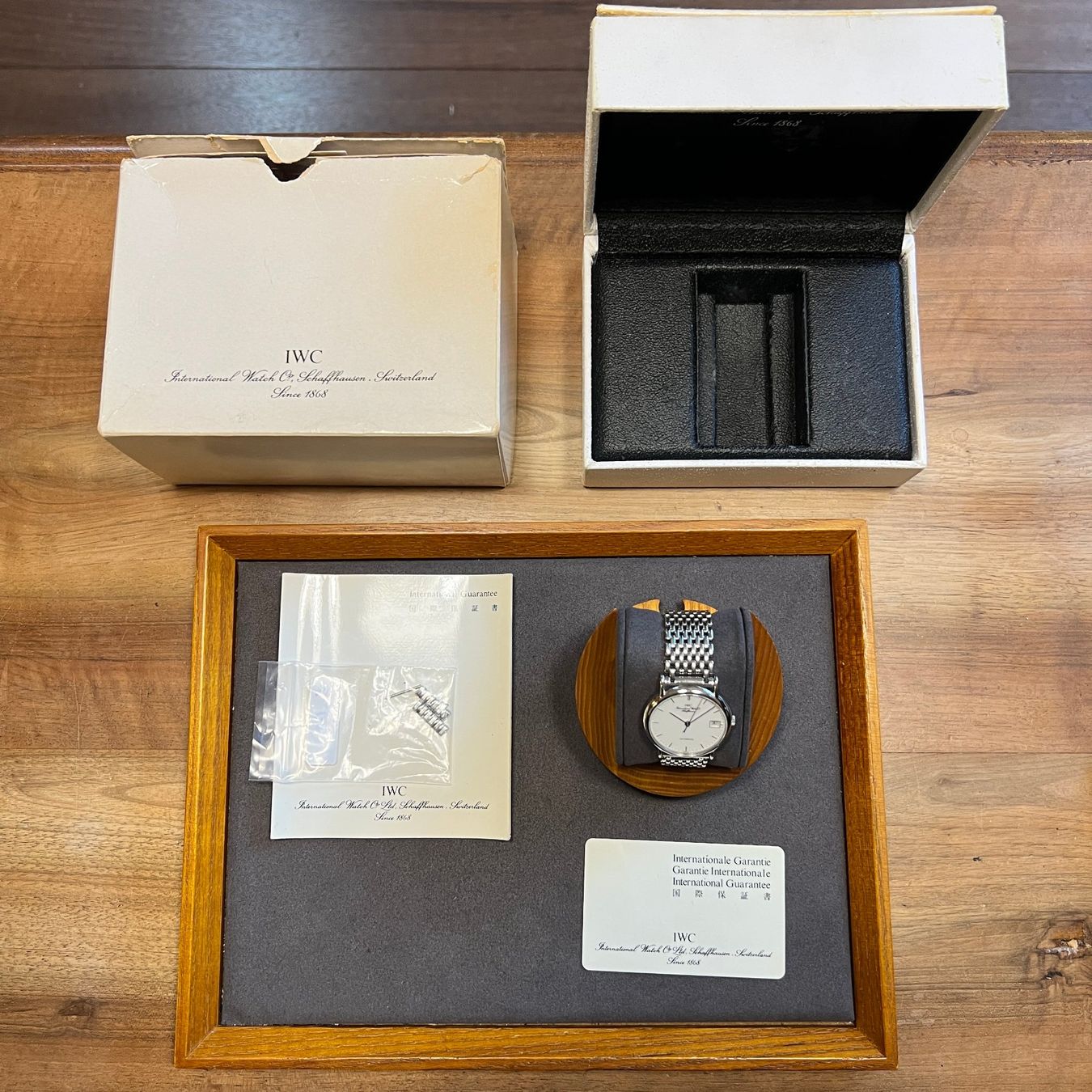 IWC Uhren: IWC Portofino Automatic White Dial Full Set 3513 – Gebraucht aus Carouge GE von Watchaser 9