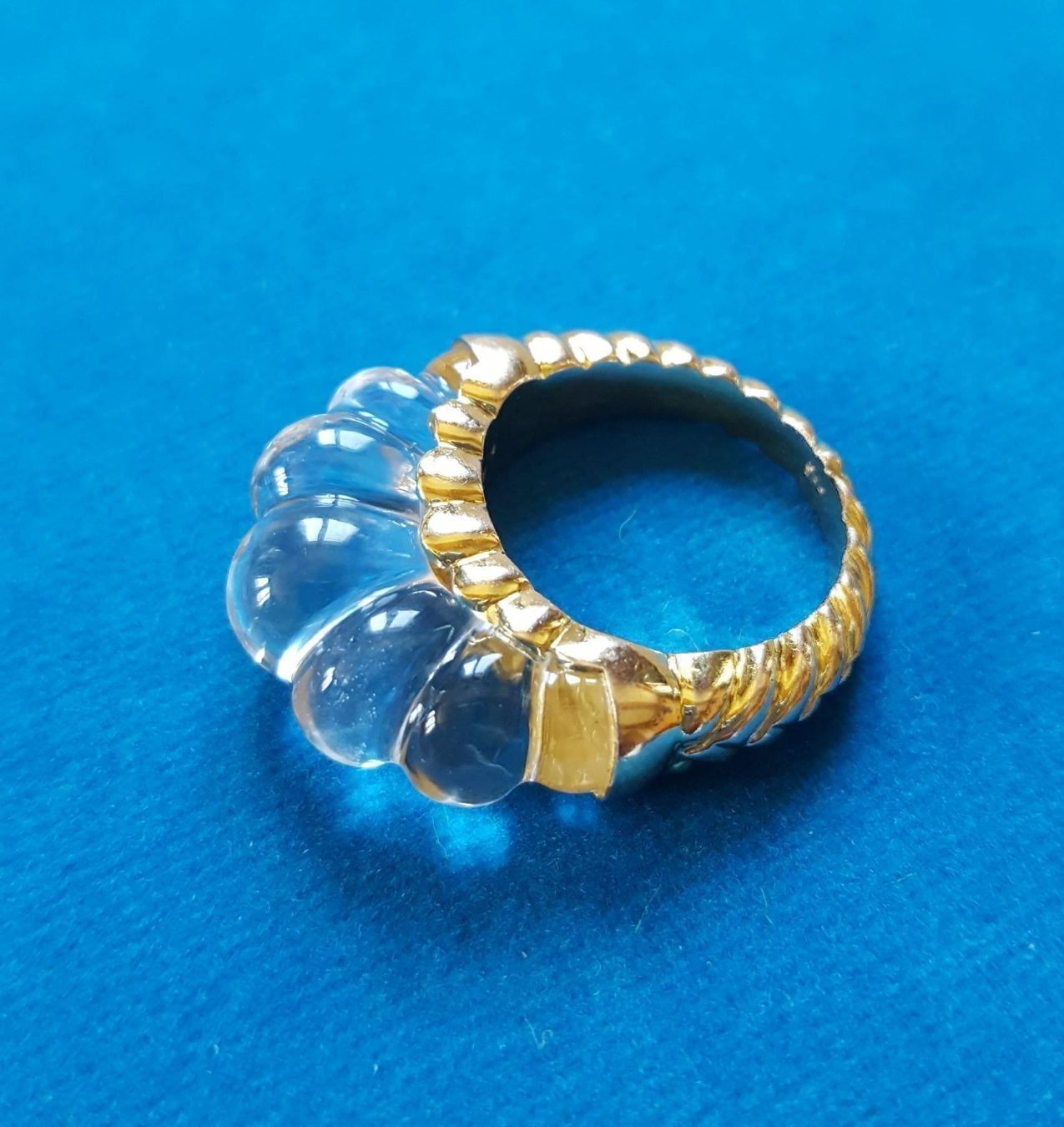 Anelli: Massiv 585 Gold Ring Mit Stein – Usato da Wald ZH venduto da Aniade 2