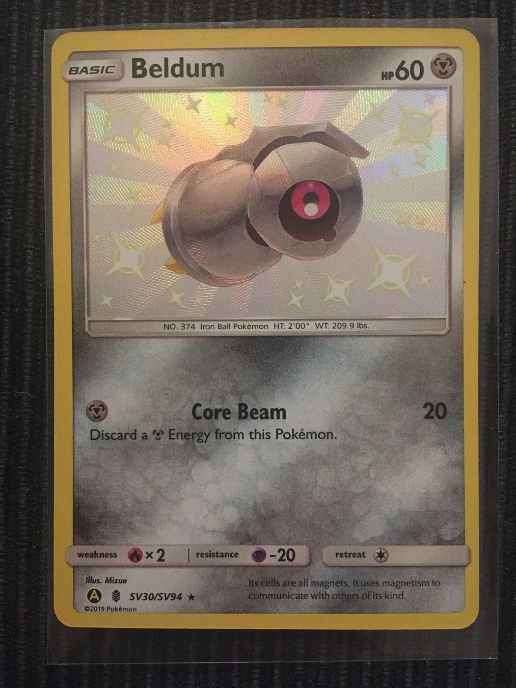Pokémon Sammelbilder & Trading cards: Pokemon Beldum Shiny Hidden Fates – Neu (gemäss Beschreibung) aus Wabern von Collectfun