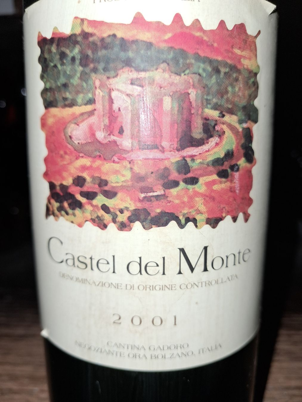 Vino: Castel del monte 2001 – Nuovo e nell'imballaggio originale da Le locle venduto da juliensaran