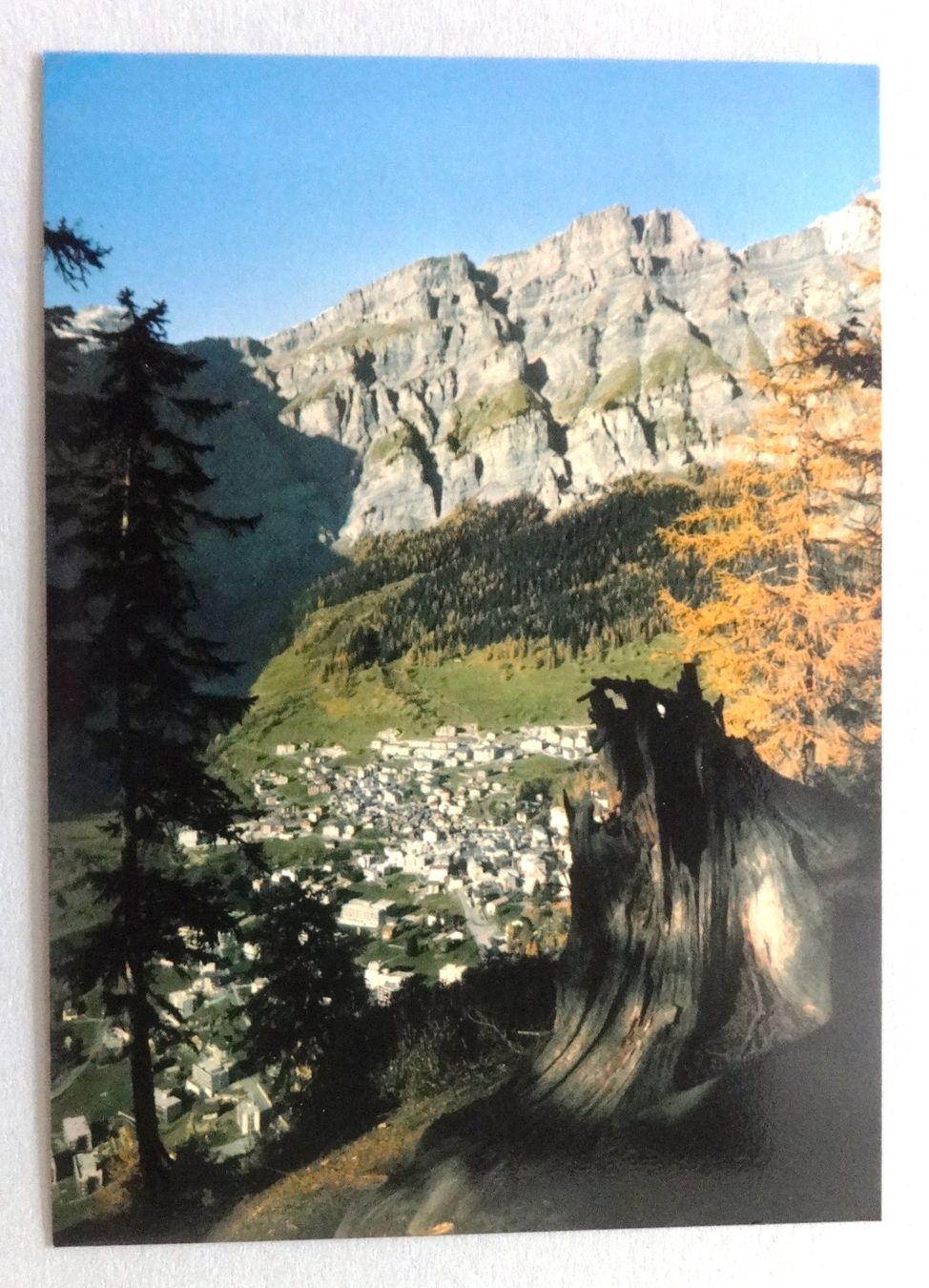 Cartoline postali: Leukerbad 1401 m ü.M. mit Gemmipass – Difettoso da Fétigny venduto da Billy2miny