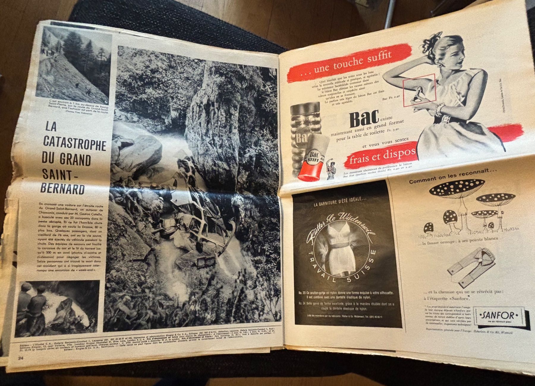 Zeitschriften & Magazine: L’illustré de 1955 – Gebraucht aus Clarens von Scottoara 3