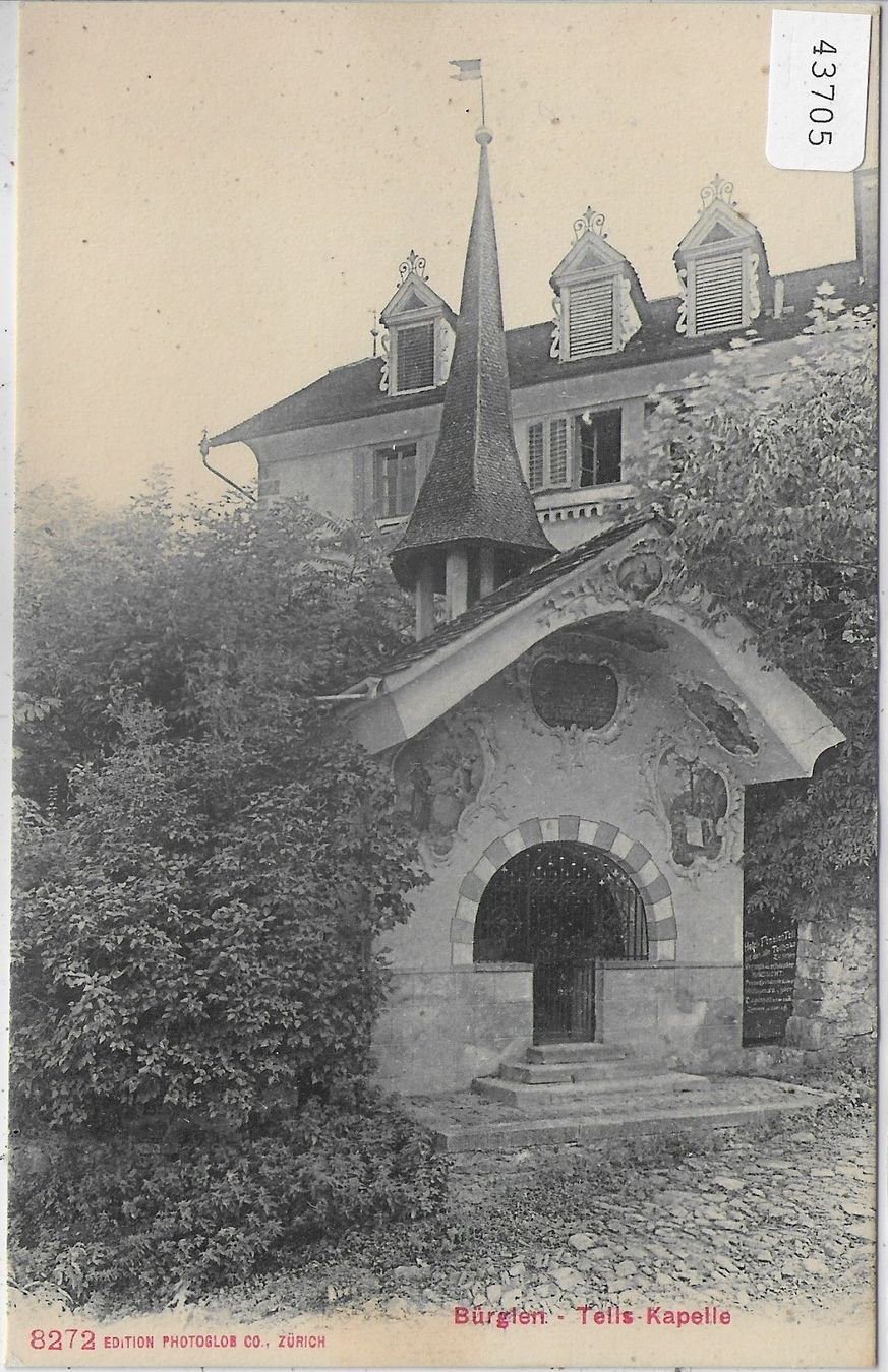 Cartoline postali: Bürglen - Tells Kapelle – Usato da Ettingen venduto da Kartenplanet