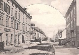 14.6.1902 Neuhausen SH/Tram,Conditorei+belebt