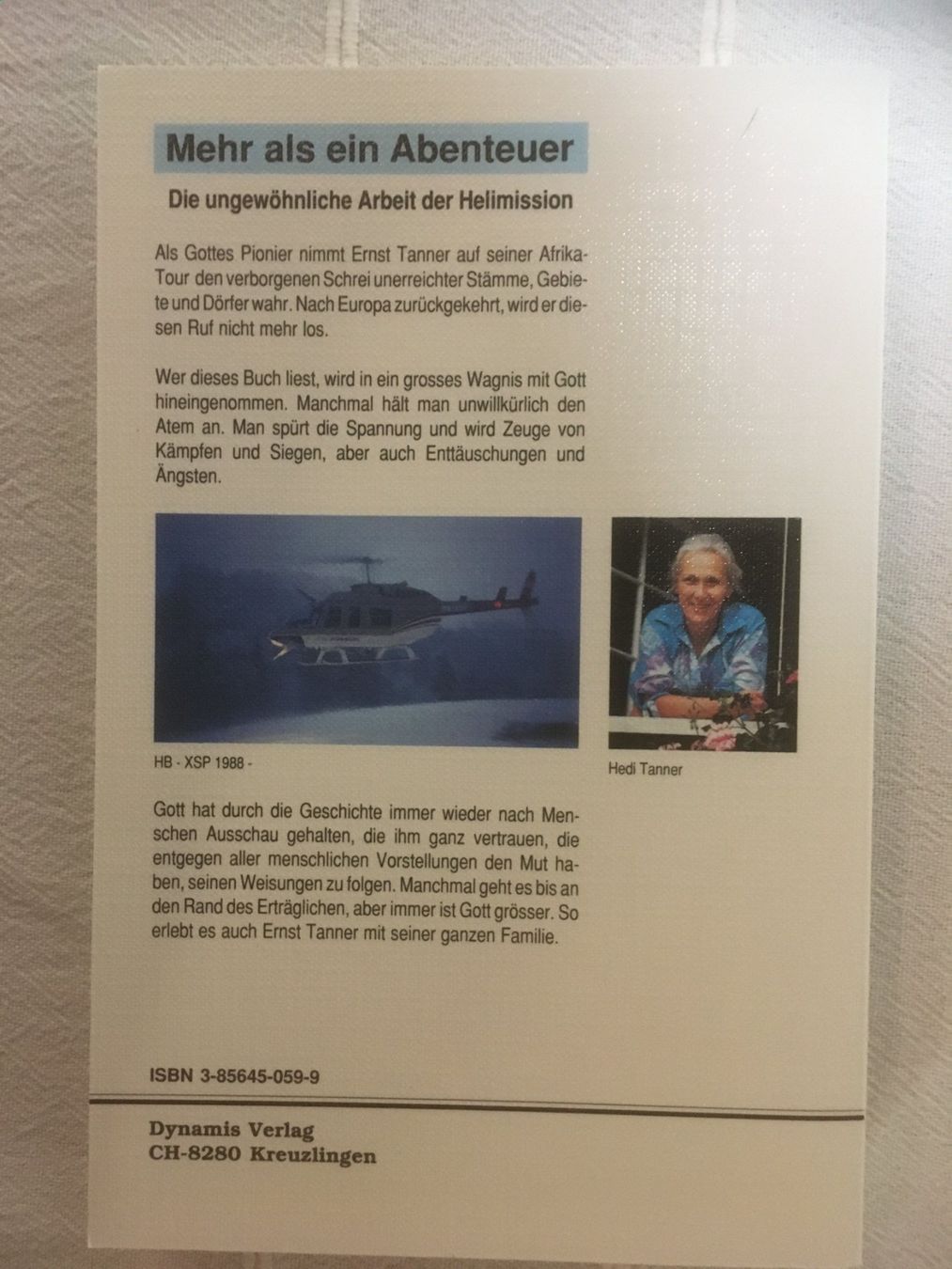 Libri: Mehr als ein Abenteuer Taschenbuch – Usato da Marbach LU venduto da Hoheduene 1