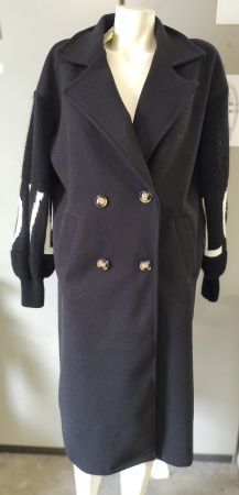 Damen Mantel, schwarz, Grösse S/M