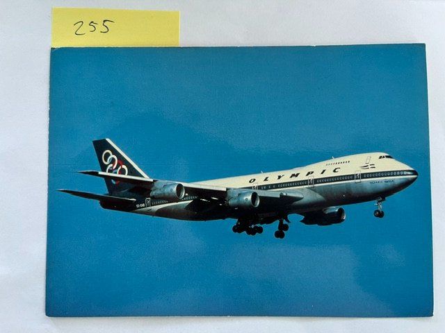 Cartoline postali: Olympia Boeing 747-200B Postkarte; 1983 – Usato da Niederwil AG venduto da dahu75