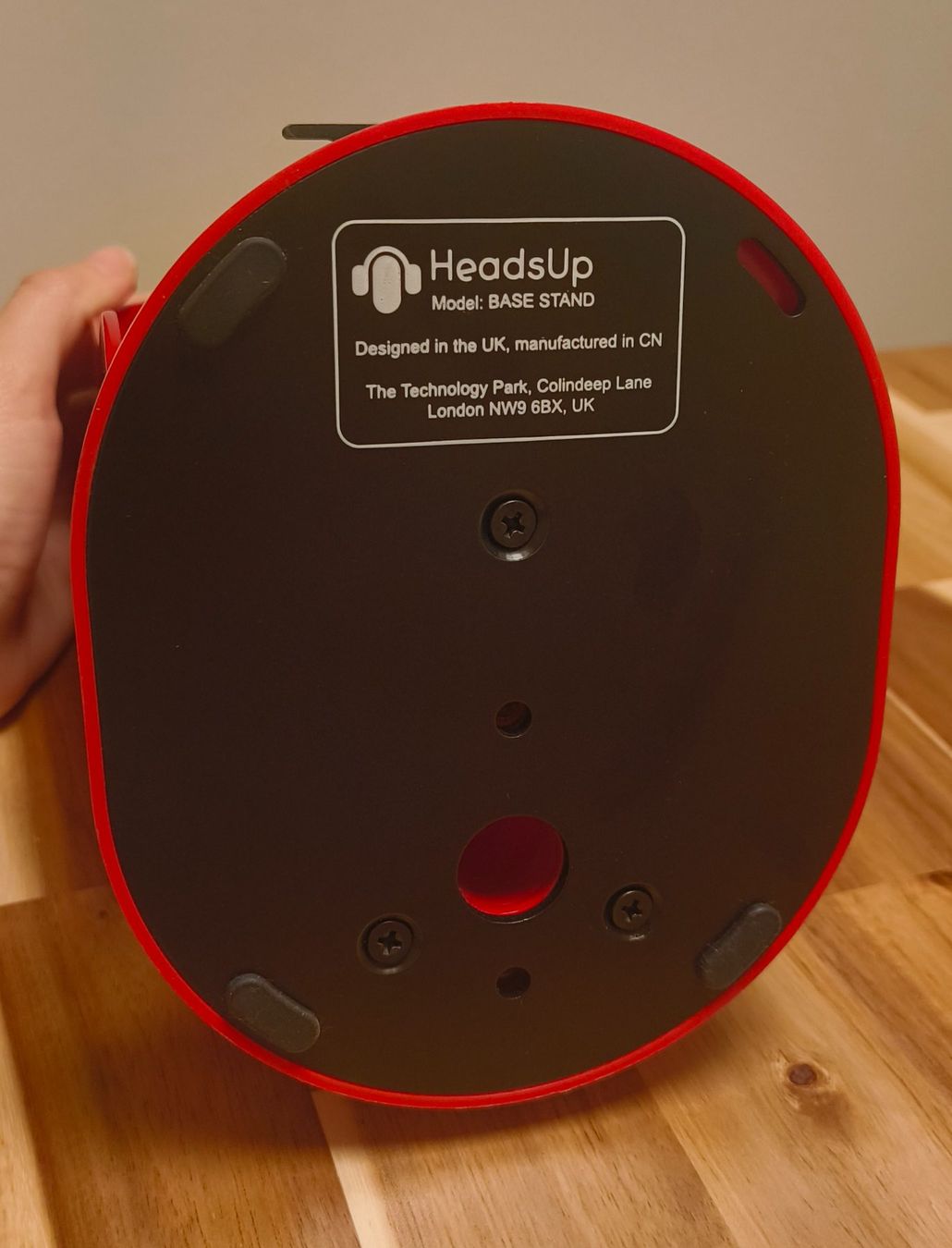 Altro in Decorazioni & Accessori: HeadUp Base Stand Rot - Kopfhörer Ständer – Usato da Olten venduto da Pungseon2x 1