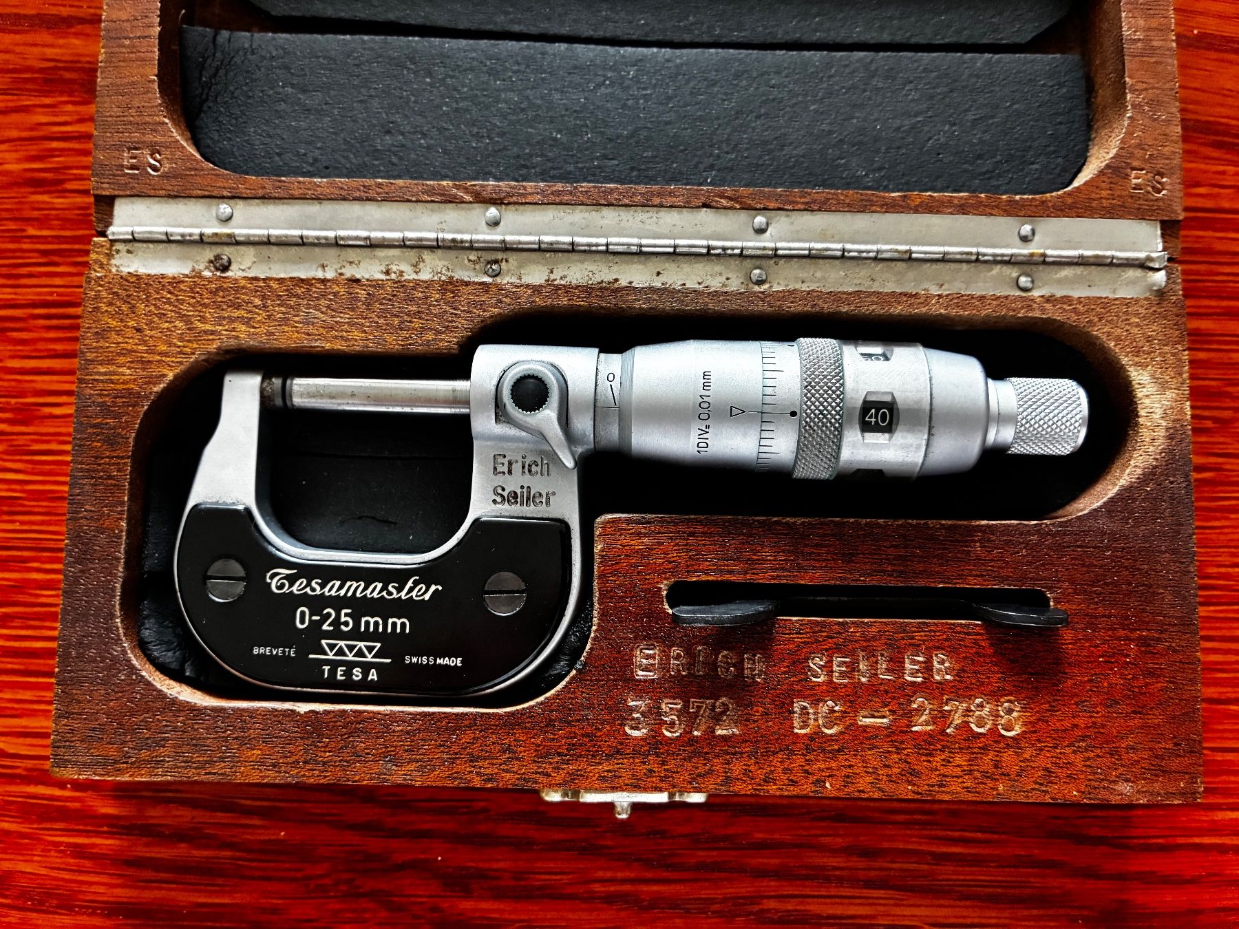 Tesa Misurare: Tesa Mikrometer 0 - 25mm – Usato da Sarmenstorf venduto da Esel_2012 1