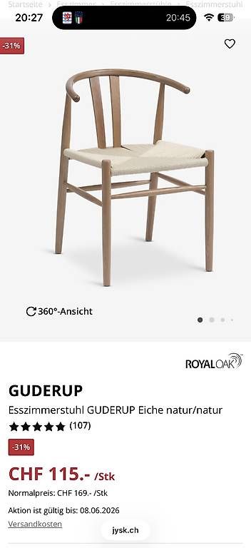 Jysk Set di tavolo e panche: Gartentisch inkl. 4 Stühle – Usato da Baar venduto da jen_q7cj 2