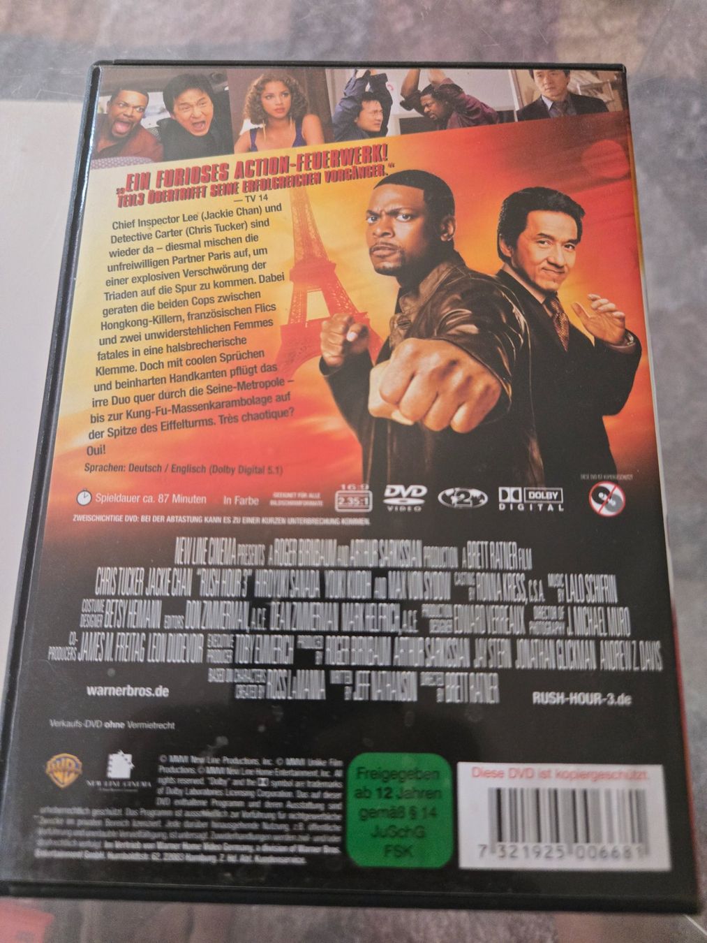 Tutti i DVDs: Rush Hour 3 DVD – Usato da Bussigny venduto da Kfdlt 1