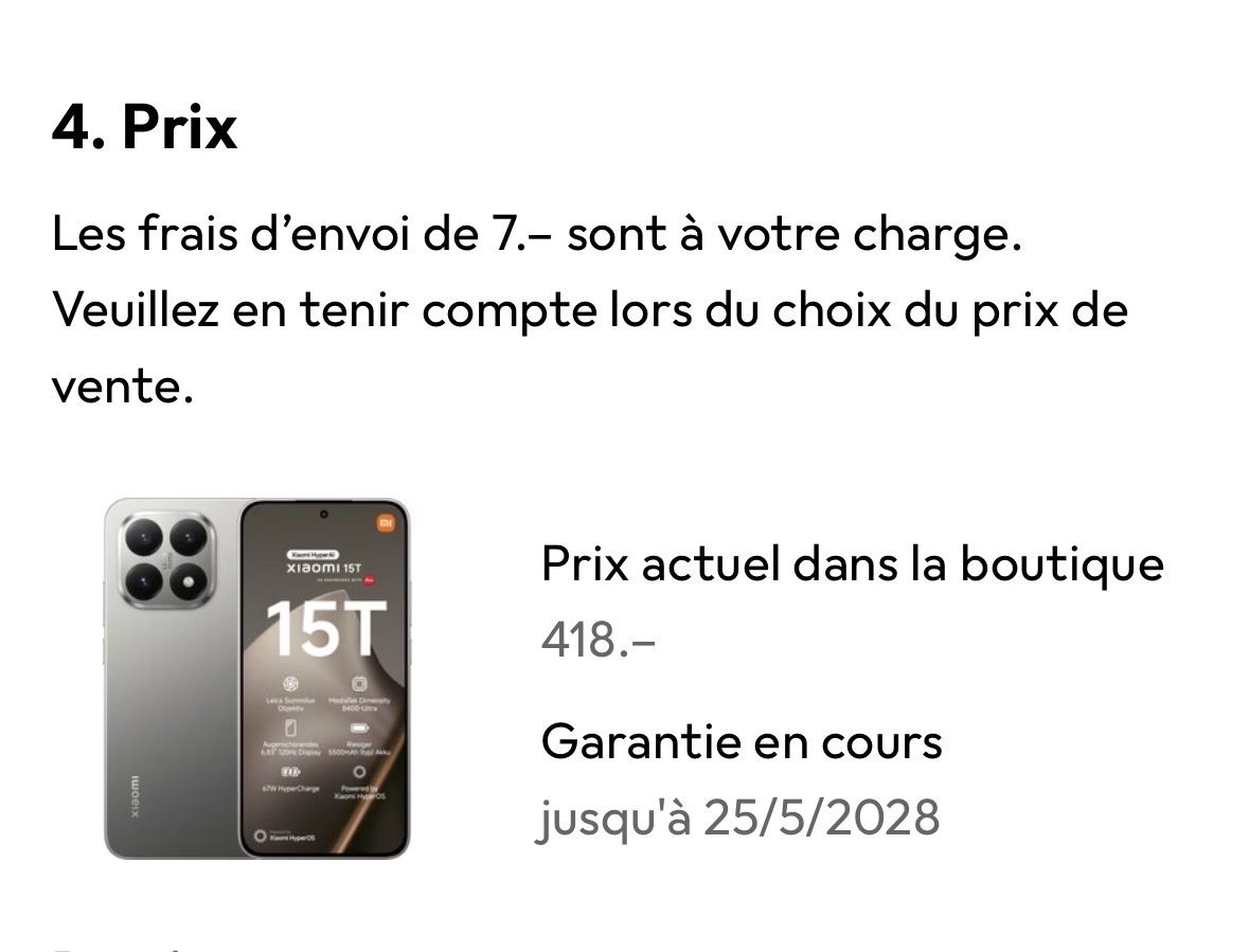 Xiaomi Telefoni cellulari / Smartphones: Xiomi15t 256 Gb gris – Usato da Lausanne venduto da Edelweiss_77 4