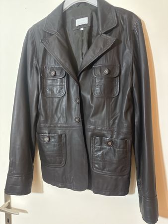 Lederjacke Madison Gr. 46 – Echtleder braun
