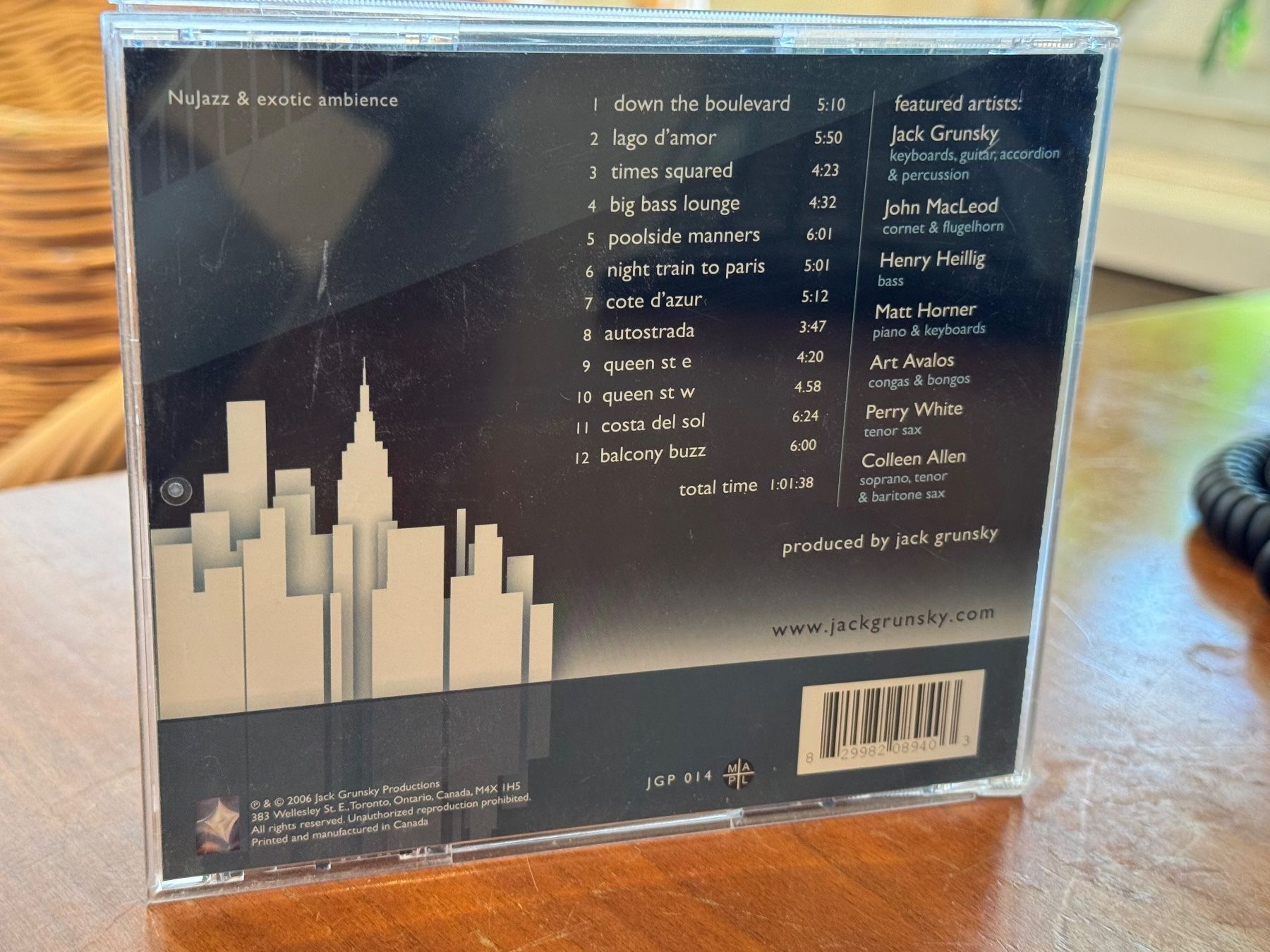 CD: Jack Grunsky - Coastlines - HG41B – Nuovo (secondo la descrizione) da Küsnacht ZH venduto da pdproject 1