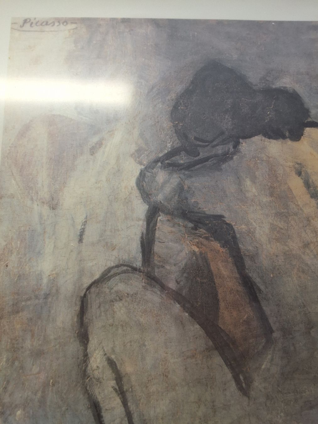 Foto & Immagini: gerahmtes Poster, "nu bleu", von Picasso – Usato da zofingen venduto da Blume14 1