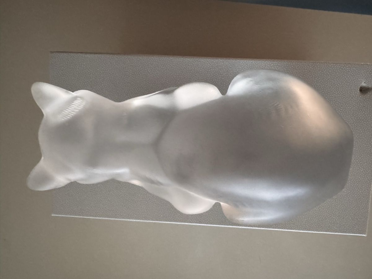 Lalique Statuette: Lalique Crystal Cat - Original mit Box. 21 cm – Usato da Uetikon am See venduto da ste_xq7b 4