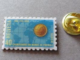 PIN HELVETIA FIFA 1954 CHAMPIONNAT DU MONDE FOOTBALL SUISSE