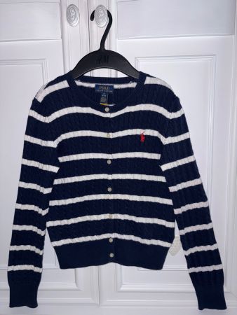 Ralph Lauren girls cardigan sweater Jäckli 8 10 Y 140 NEW