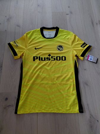 Fussballtrikot YB Nike Dri-Fit gelb Grösse L neu