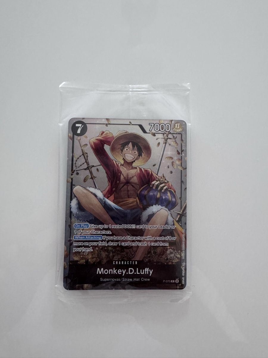 Bandai Cartes à collectionner: [EN] Monkey D Luffy - P-075 – Neuf (Voir description) à Seon par baeruu