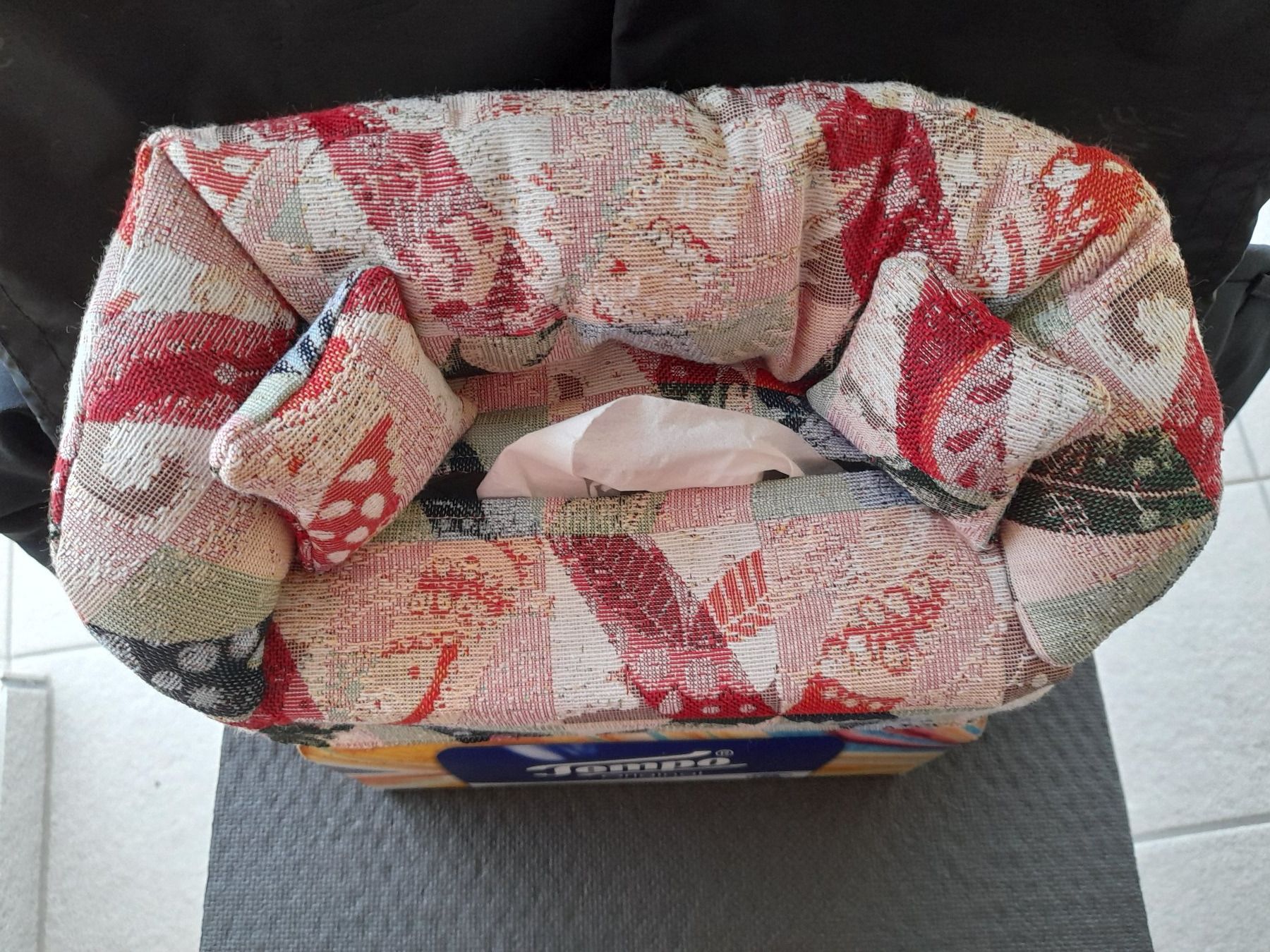 Tutte le decorazioni: NEU: Taschentuch Spender handgenäht / Tempo Box / Tissue Box – Nuovo (secondo la descrizione) da Reinach BL venduto da sbsmsa 4