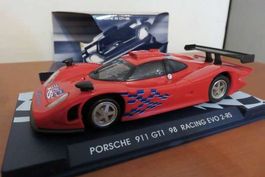 GBtrack 07009 Porsche 911 GT1 98 Evo2 RS SlotCar Carrera OVP