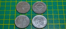 Münzsammlung Italien 4 verschiedene 100 Lire