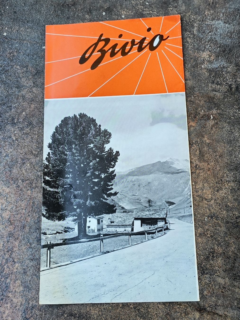 Dokumente: Alter Prospekt / Bivio - Ausgabe ca. 1950 – Gebraucht aus Brugg AG von Ente015 1