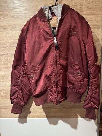 Alpha Industries Bomberjacke Marsala Grösse M guter Zustand
