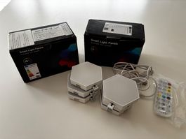 2x 6 Stück LED-Panels mit Fernbedienungen