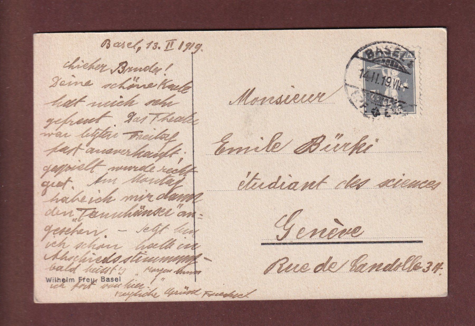 Cartoline postali: BASEL - Heiliggeistkirche – Usato da Pully venduto da nicecards-shop 1