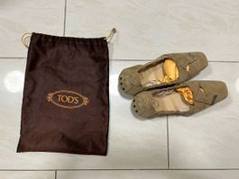 Edle Wildleder Ballerinas von TODS