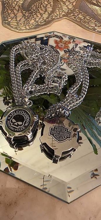 Harley-Davidson Catenine: Original Harley Davidson Halsketten, 2 Stück – Usato da Kaufdorf venduto da Nati-Nati 2