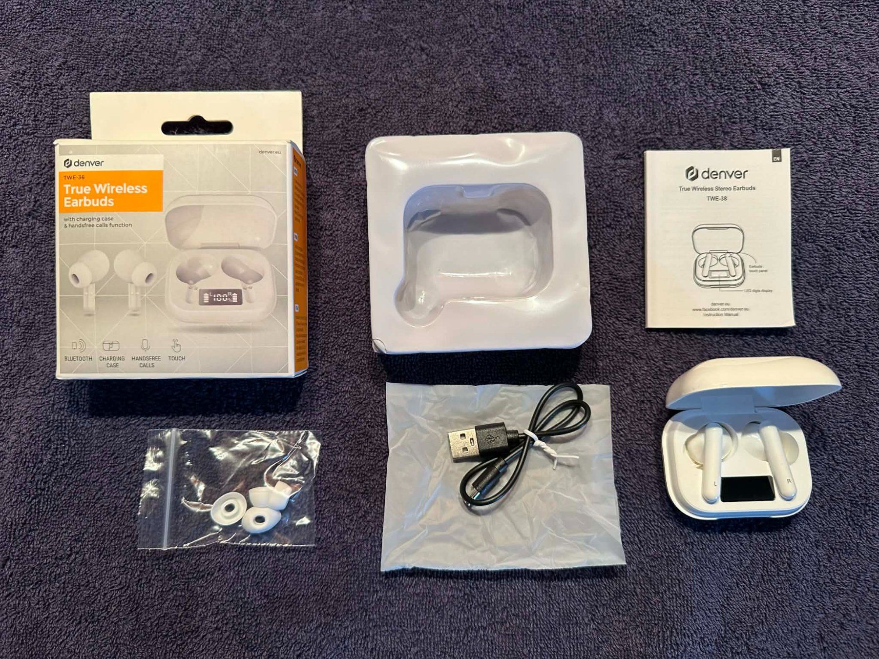 Cuffie: Denver TWE-38 In Ear Bluetooth Kopfhörer – Nuovo e nell'imballaggio originale da Ried-Brig venduto da V8_Andy