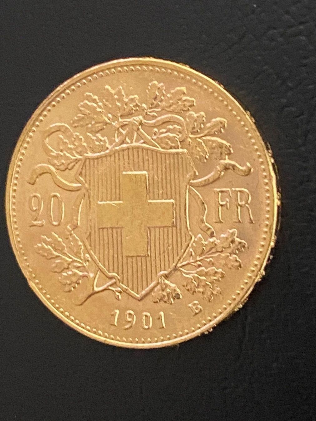 Alle Münzen: Goldvreneli RAR 20-er 1901 B – Neu und originalverpackt aus Untersiggenthal von byiggy 1