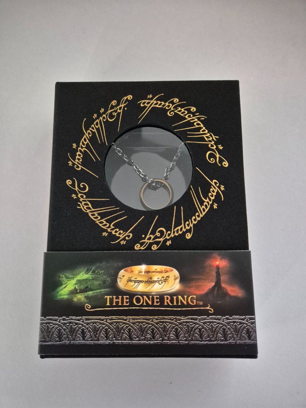 Anelli: Der Eine Ring mit Kette - Herr der Ringe - Noble Collection – Nuovo (secondo la descrizione) da Rebstein venduto da Fredyb0