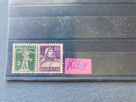 Alte Briefmarken Helvetia 5 Rp. 10 Rp.Tell & Tellknabe (K26y