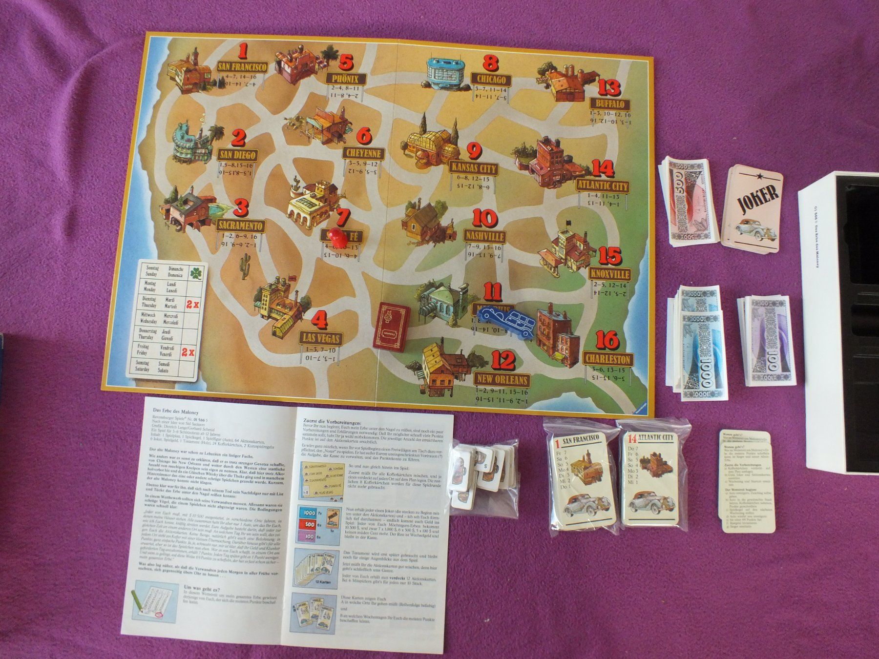 Ravensburger Giochi: Ravensburger Spiel - Das Erbe des Maloney – Usato da Müllheim Dorf venduto da Seeeule01 3